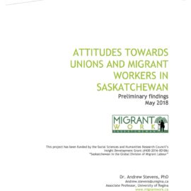 Migrant workers and their union: Survey results